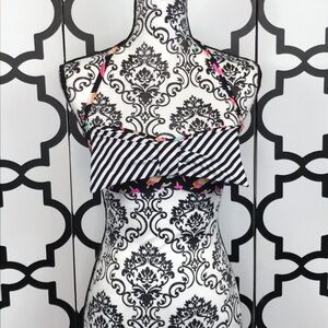Juicy Couture Black and White Patterned Bikini